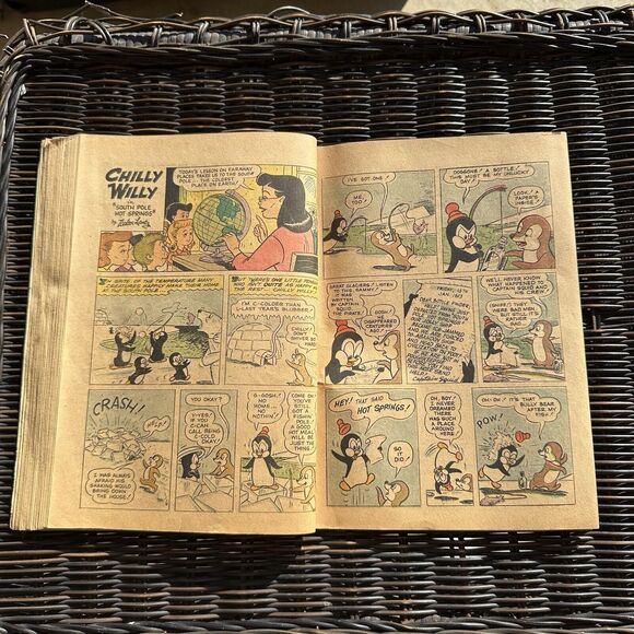 Woody Woodpecker's Back‎ to School  No. 6 1957 Dell Comic - Picture 5 of 6